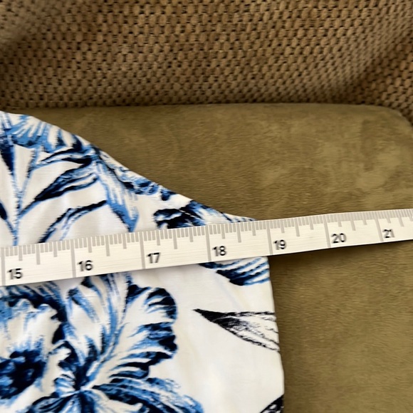 Tommy Bahama White and Blue Floral Maxi Dress - Picture 3 of 8